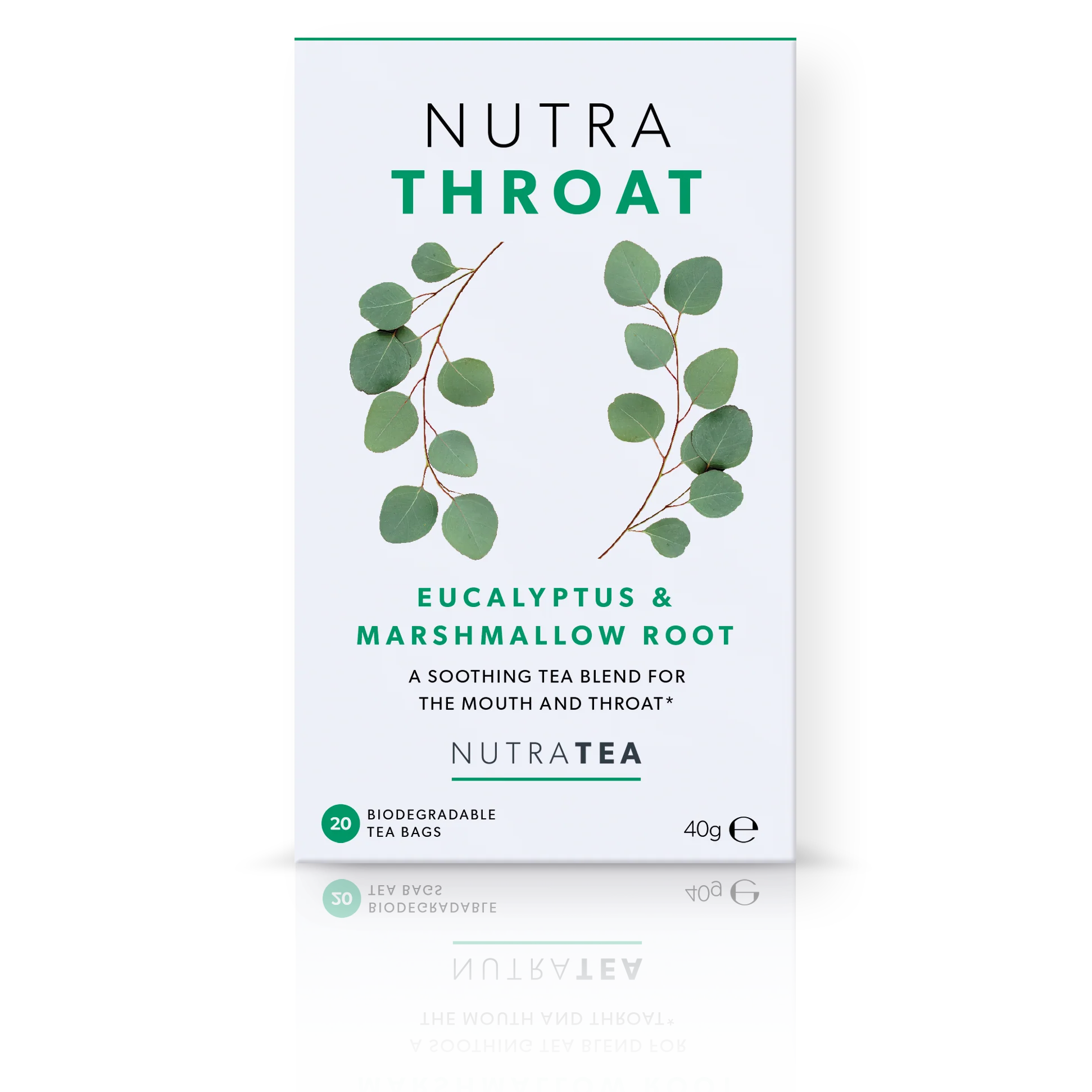 NutraTea - Tea Throat Herbal Blend 20s 40g