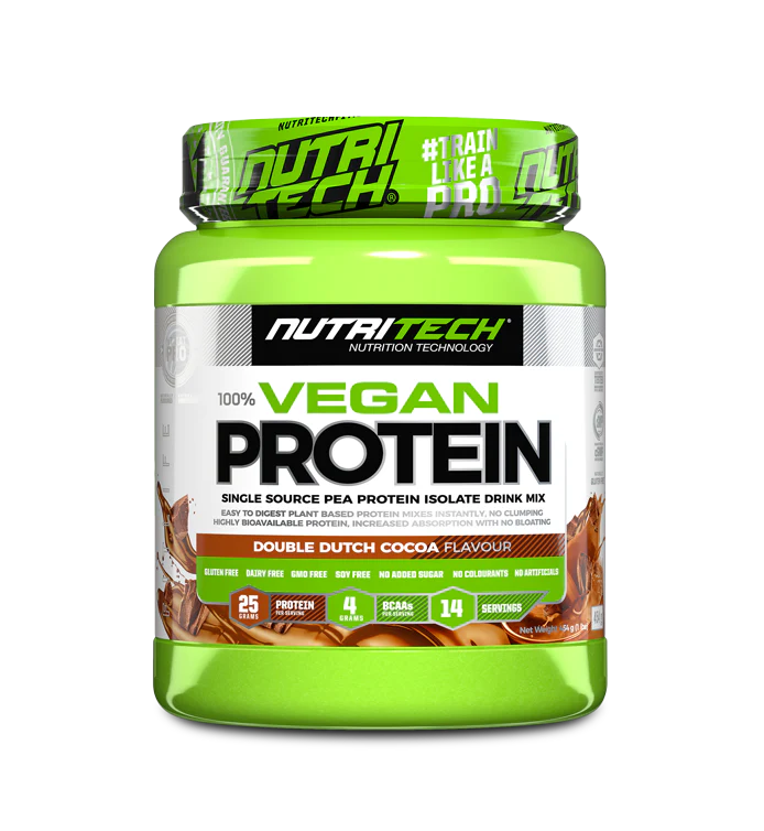 Nutritech- 100% Vegan Protein Chocolate 454g