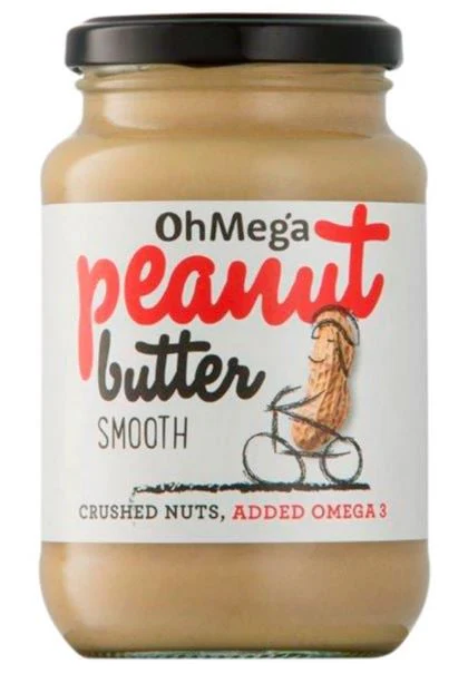 Oh Mega - Peanut Butter Smooth 400g
