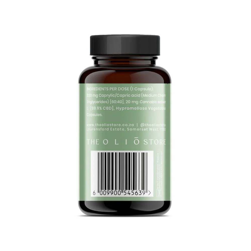 Olio - Pure CBD Caps 30s - Image 2