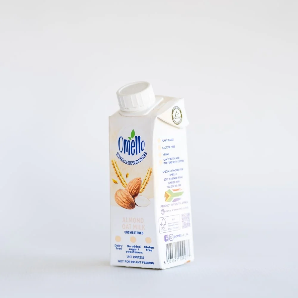 Omello - Almond Oat Milk Unsweetened 250ml