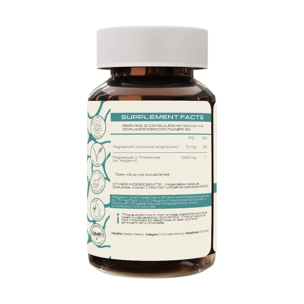 PrimeSelf - Magnesium L-Threonate Magtein 60s - Image 2