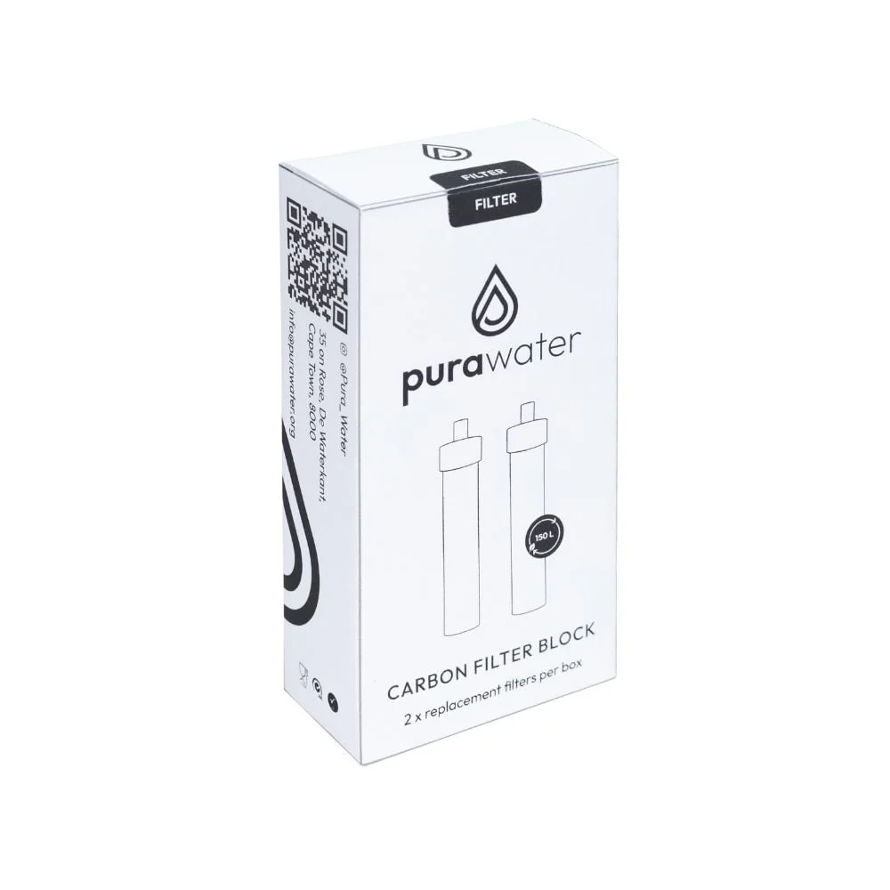 Pura Water - Carbon Replacemnet Filter Block - Image 3
