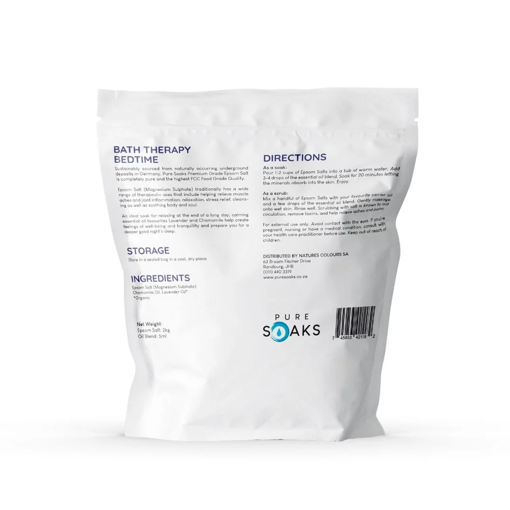 Pure Soaks - Epsom Salt Bedtime 2kg - Image 2