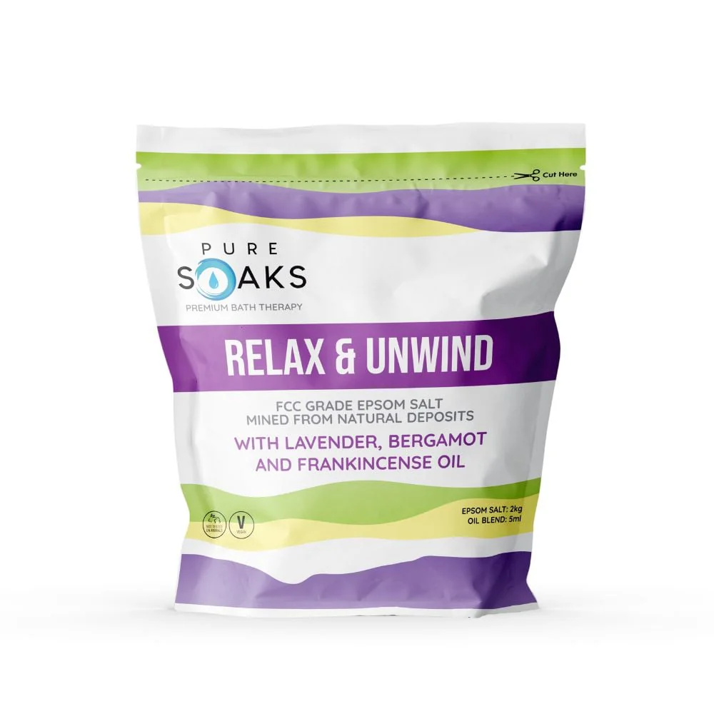 Pure Soaks - Epsom Salt Relax & Unwind 2kg