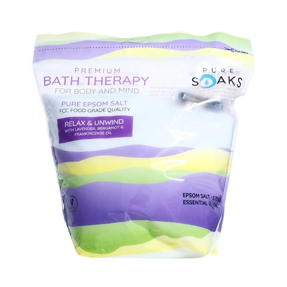 Pure Soaks - Epsom Salt Relax & Unwind 3.75kg