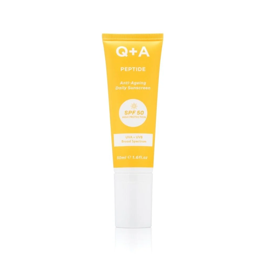 Q & A - Peptide SPF50 Anti-Ageing Facial Sunscreen 50ml - Image 2