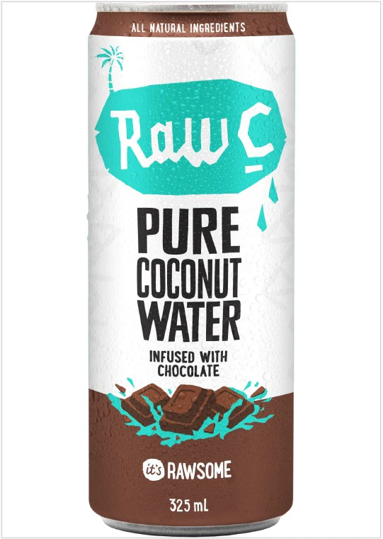 Raw C - Coconut Water With Chocolate Can 325ml