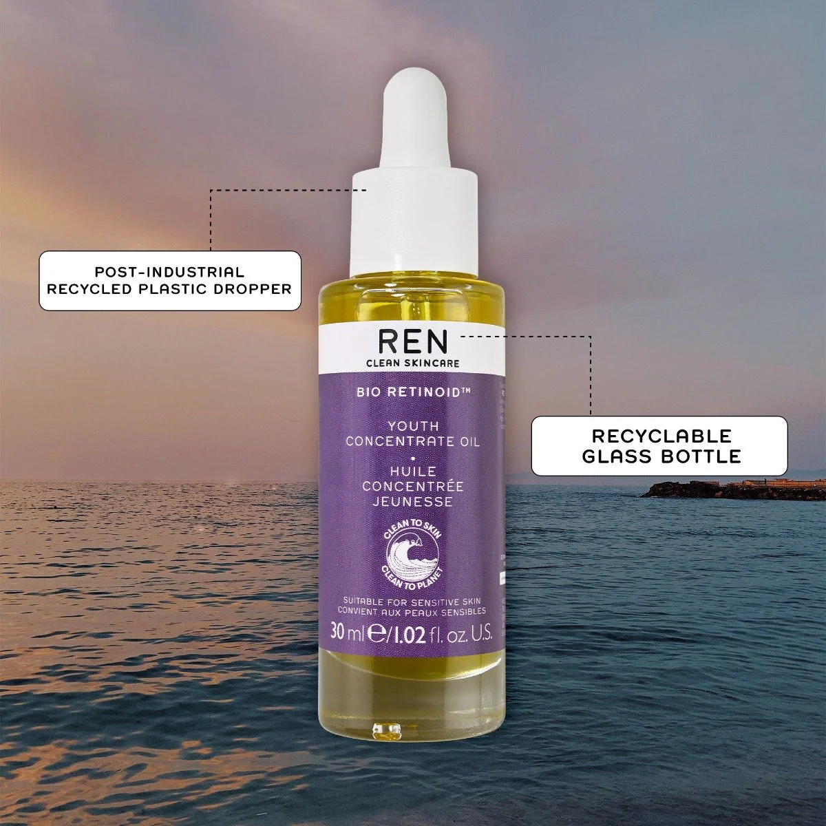 Ren - Bio Retinoid Youth Concentrate Oil Vegan 30ml - Image 2