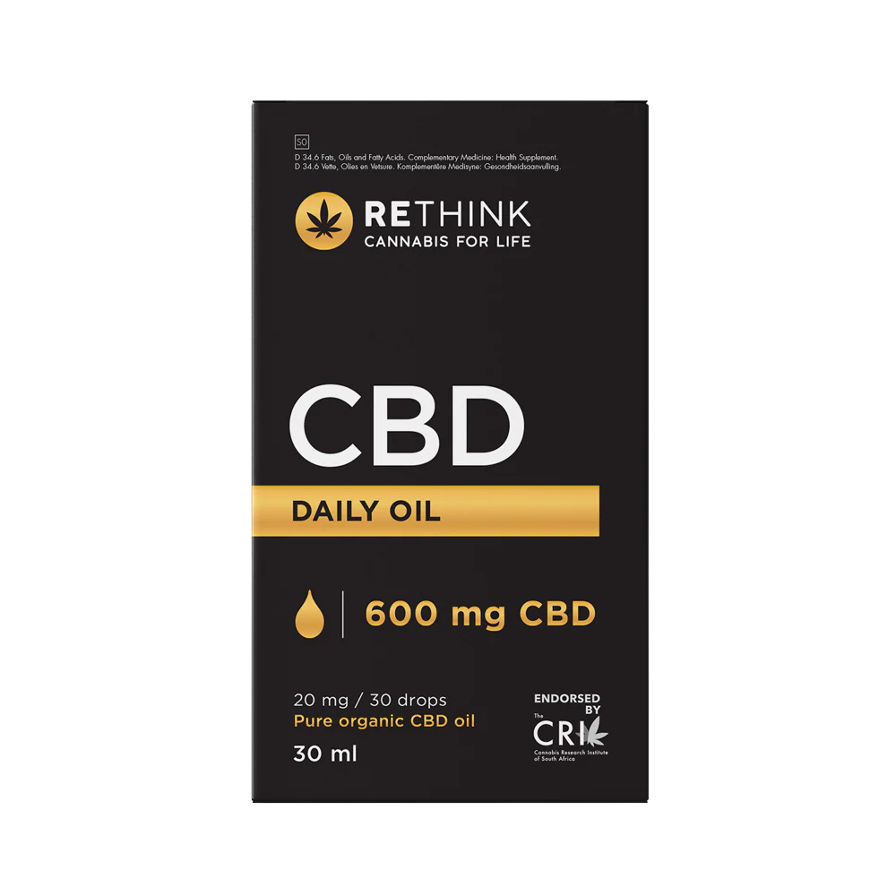 Rethink - CBD Daily Oil 600mg 30ml