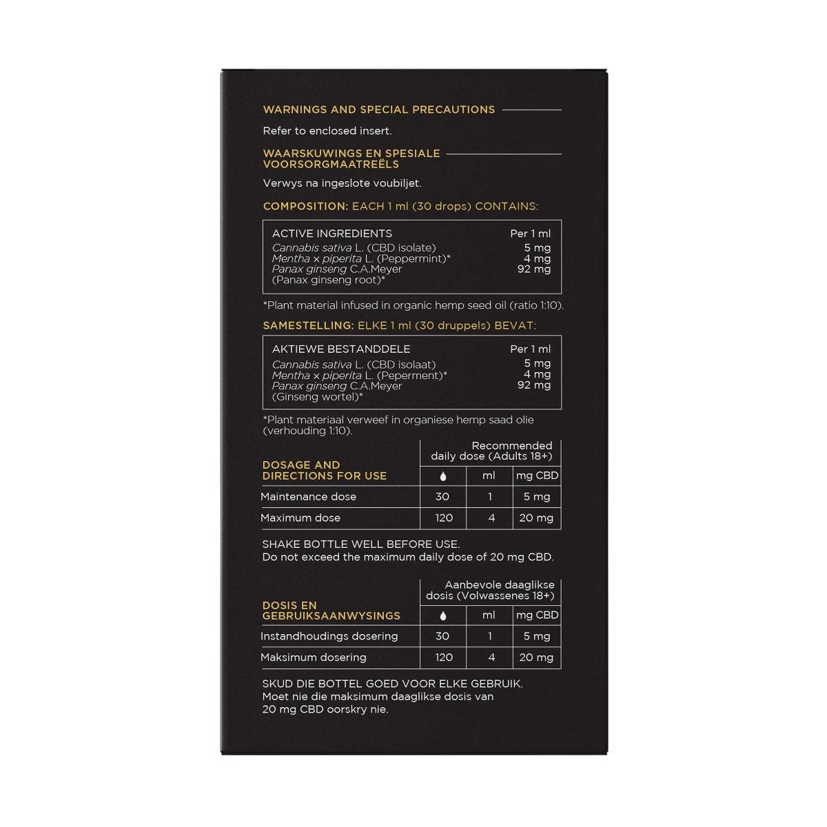 Rethink - CBD Relieve Oil 150mg 30ml - Image 2