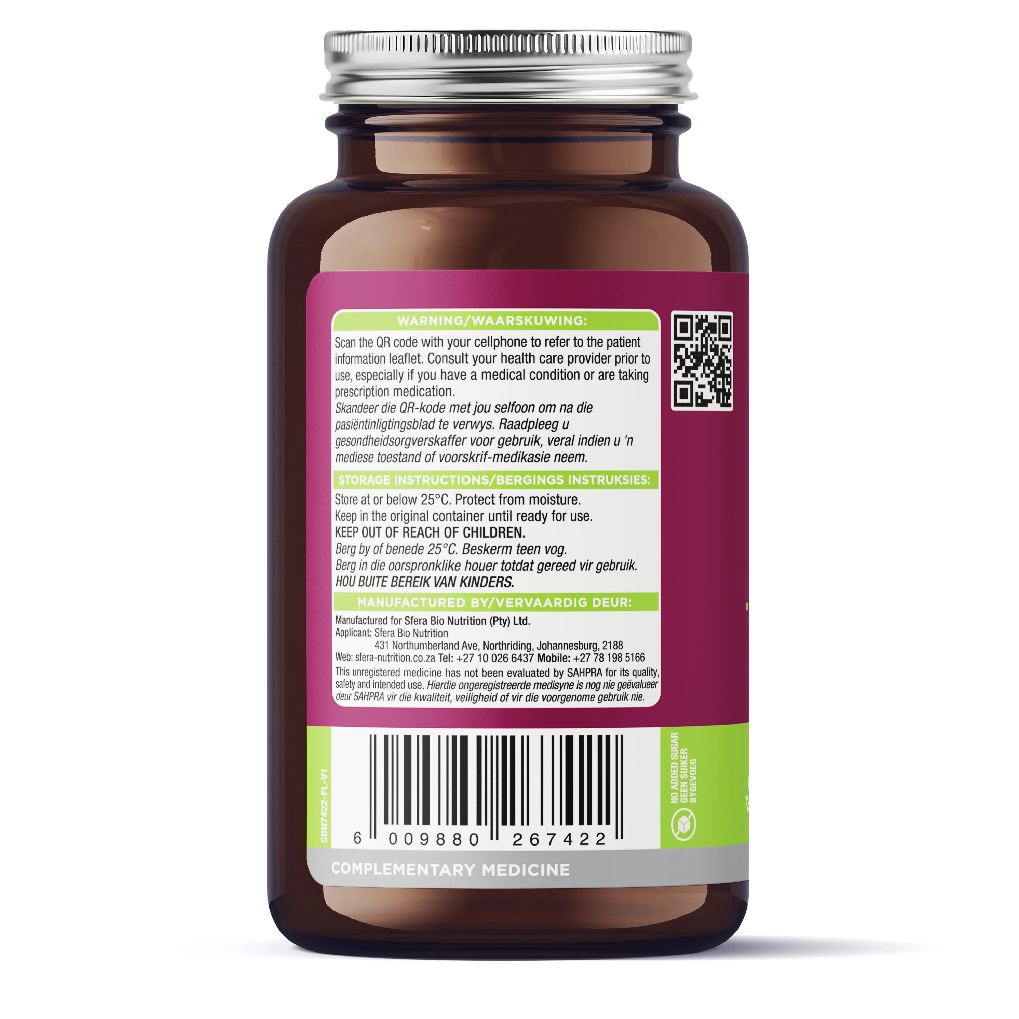 Sfera - Pure Creatine Monohydrate 240g - Image 2
