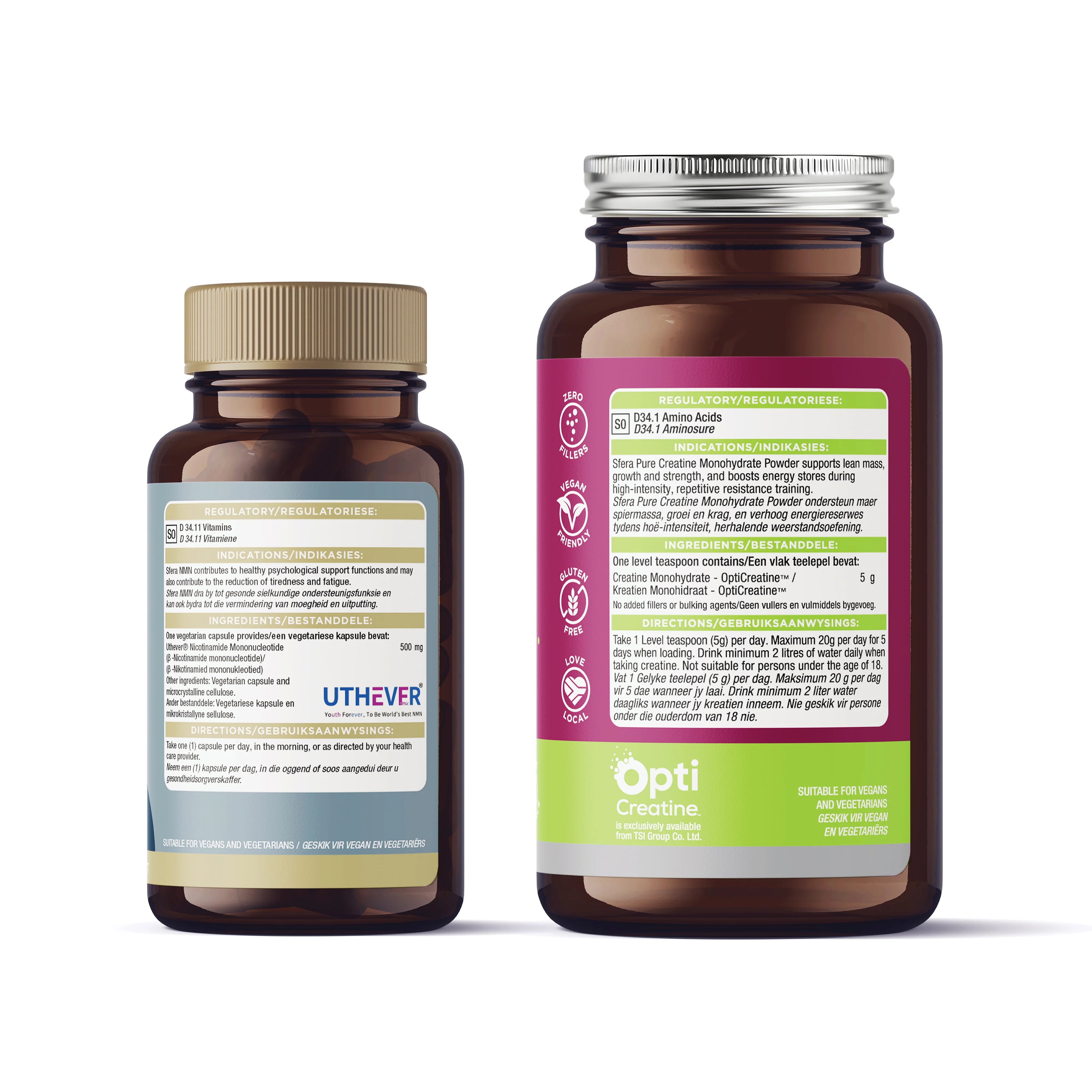 Sfera - Pure Creatine Monohydrate 240g & NMN 60s Combo Pack - Image 3