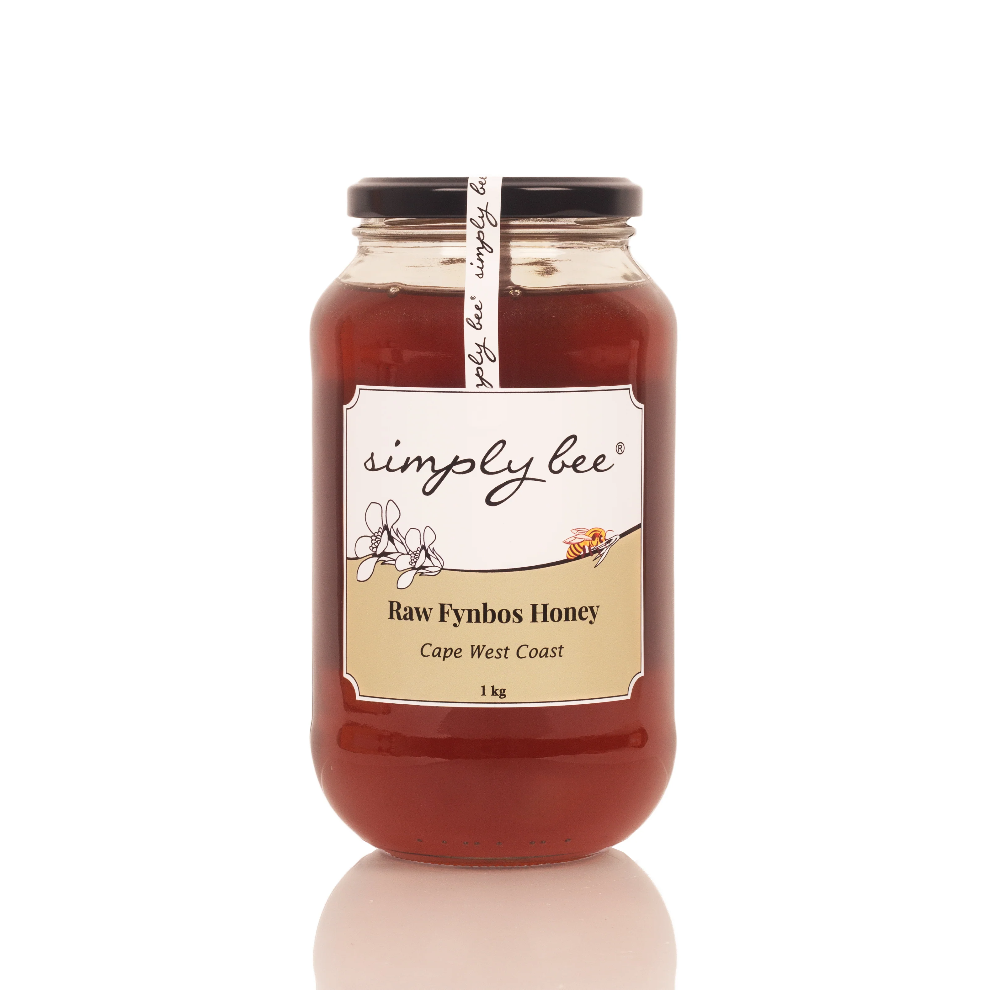Simply Bee - Honey Raw Fynbos - Glass Jar 1kg
