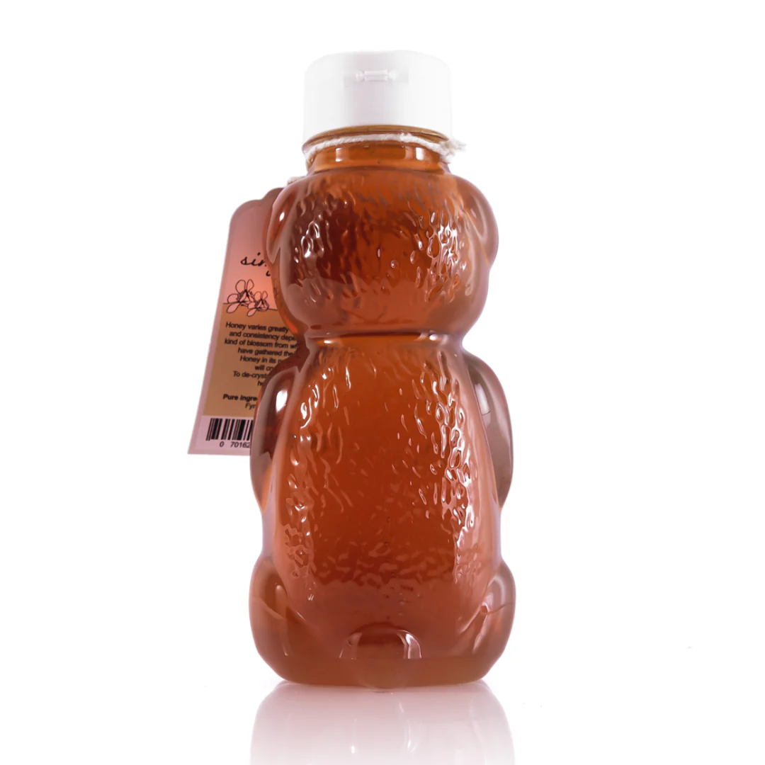 Simply Bee - Honey Raw Fynbos - Plastic Bear Bottle 500g - Image 2