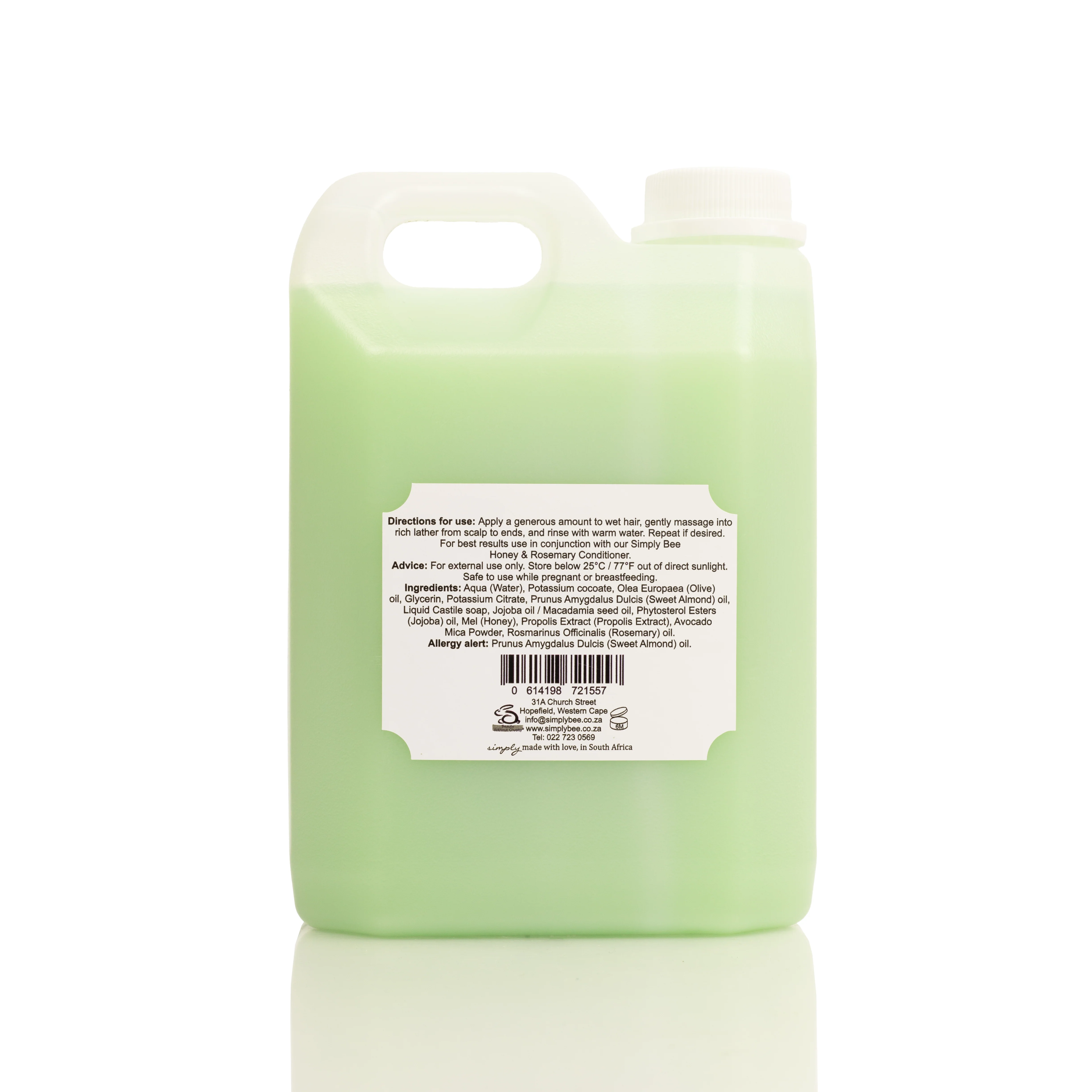Simply Bee - Shampoo Honey & Rosemary 2lt - Image 2