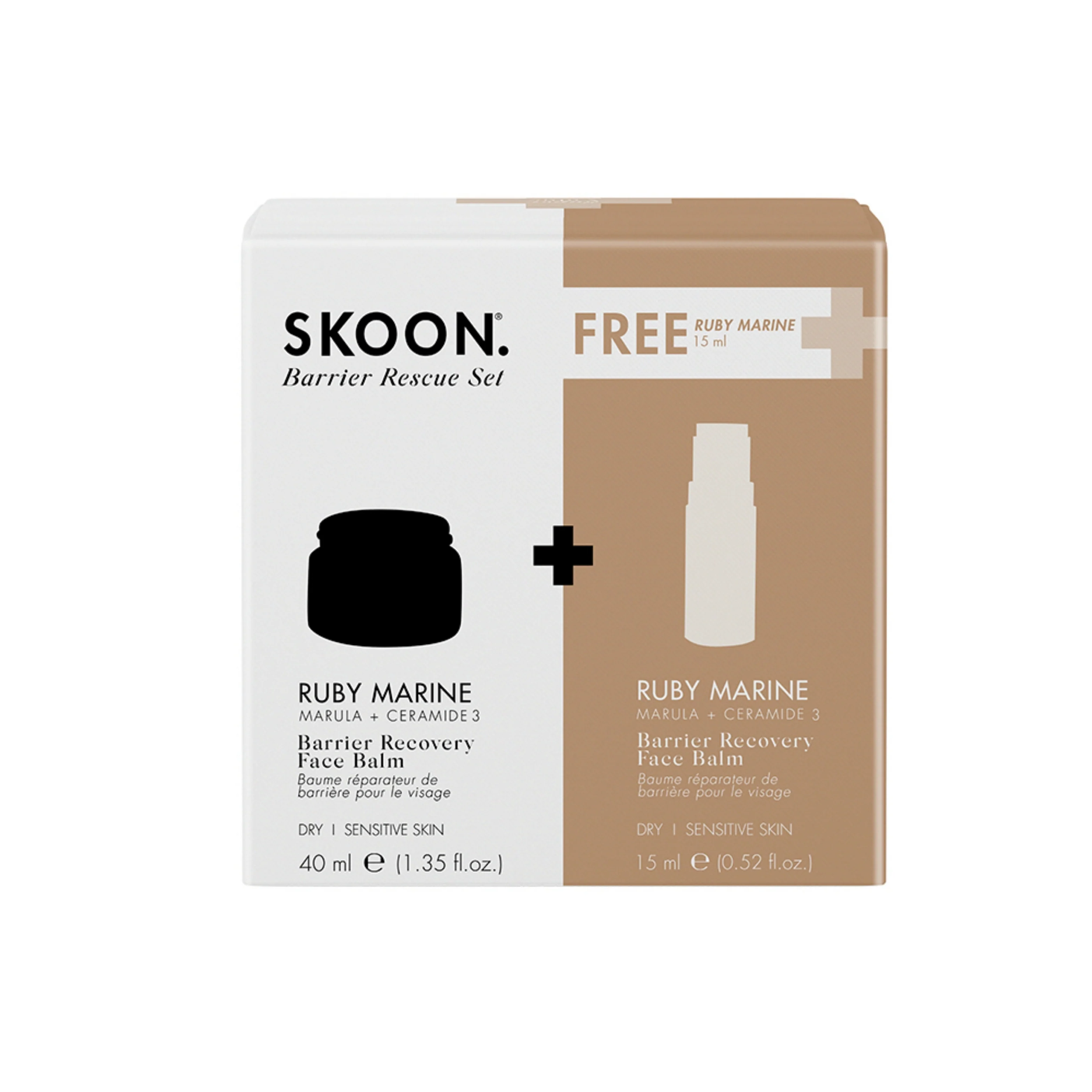 SKOON - Barrier Rescue Set - (Ruby Marine 40ml + Free Stick 15ml) - Image 3