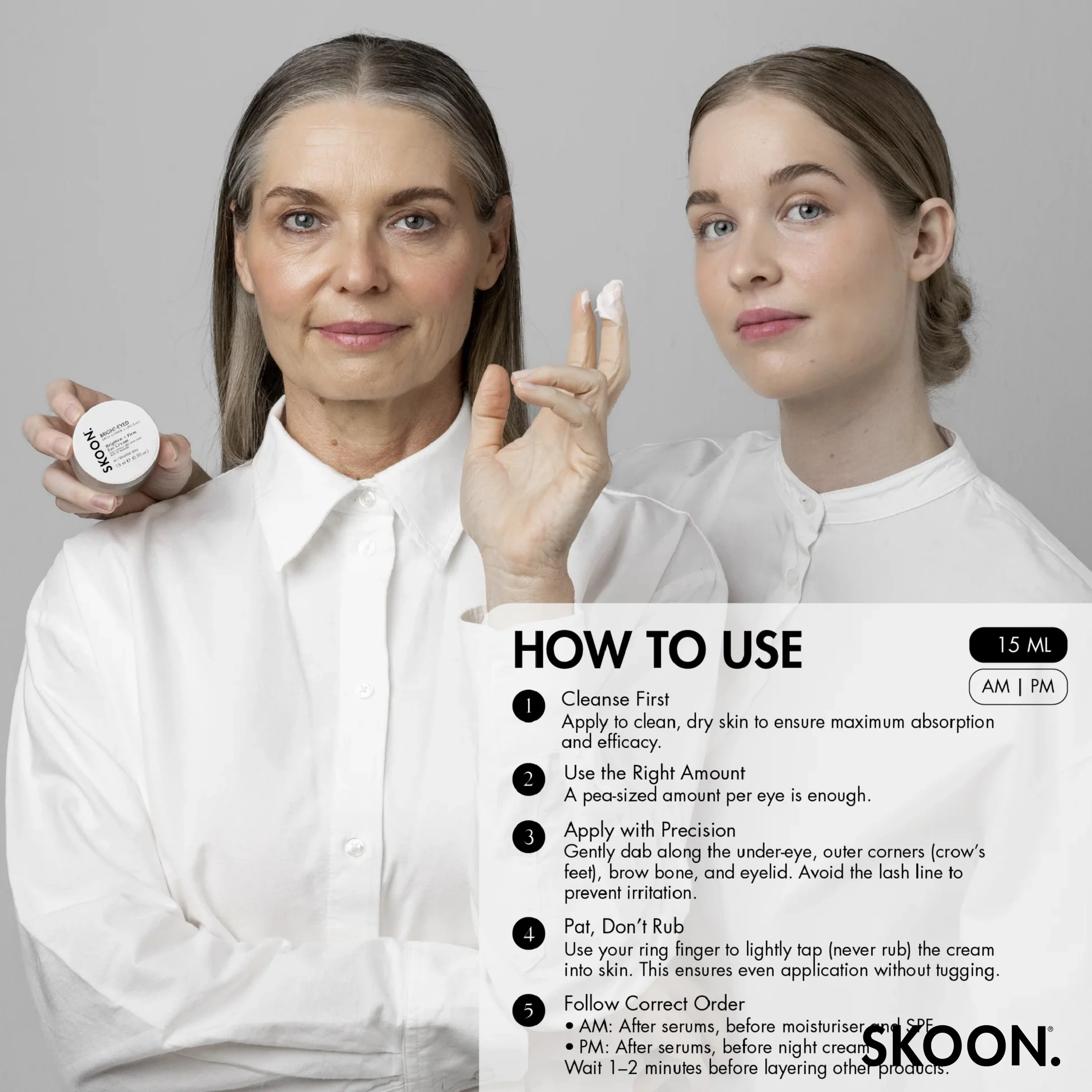 SKOON - Bright-Eyed Brighten + Firm Eye Cream 15ml - Image 9