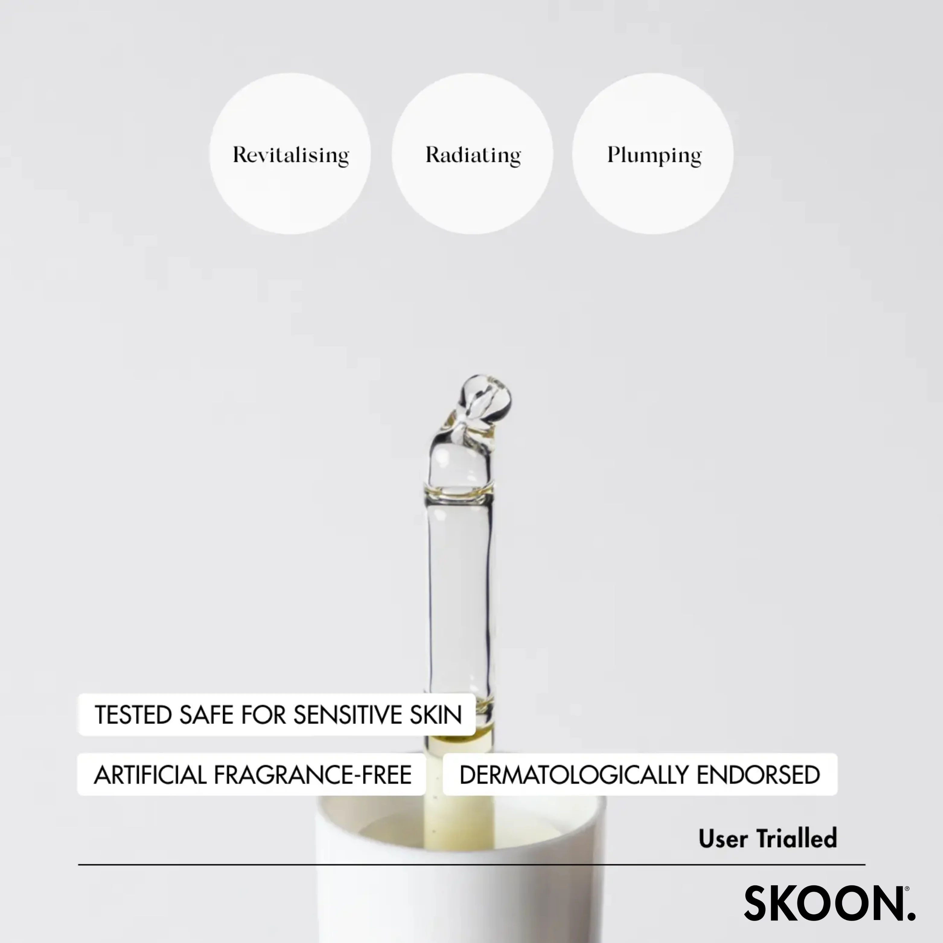 SKOON - Glowdrops Bouncy Face Concentrate 15ml+15ml Refill - Image 7
