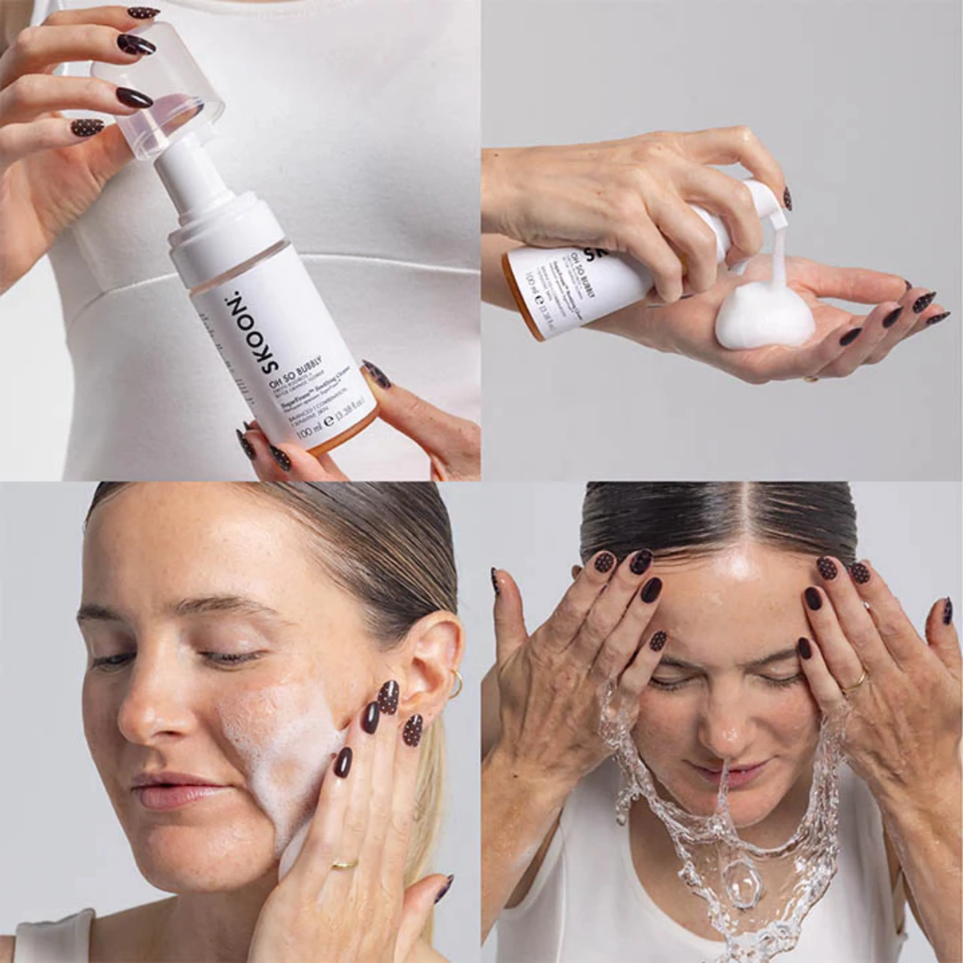 SKOON - Oh So Bubbly - SugarFoam Soothing Cleanser 100ml - Image 6