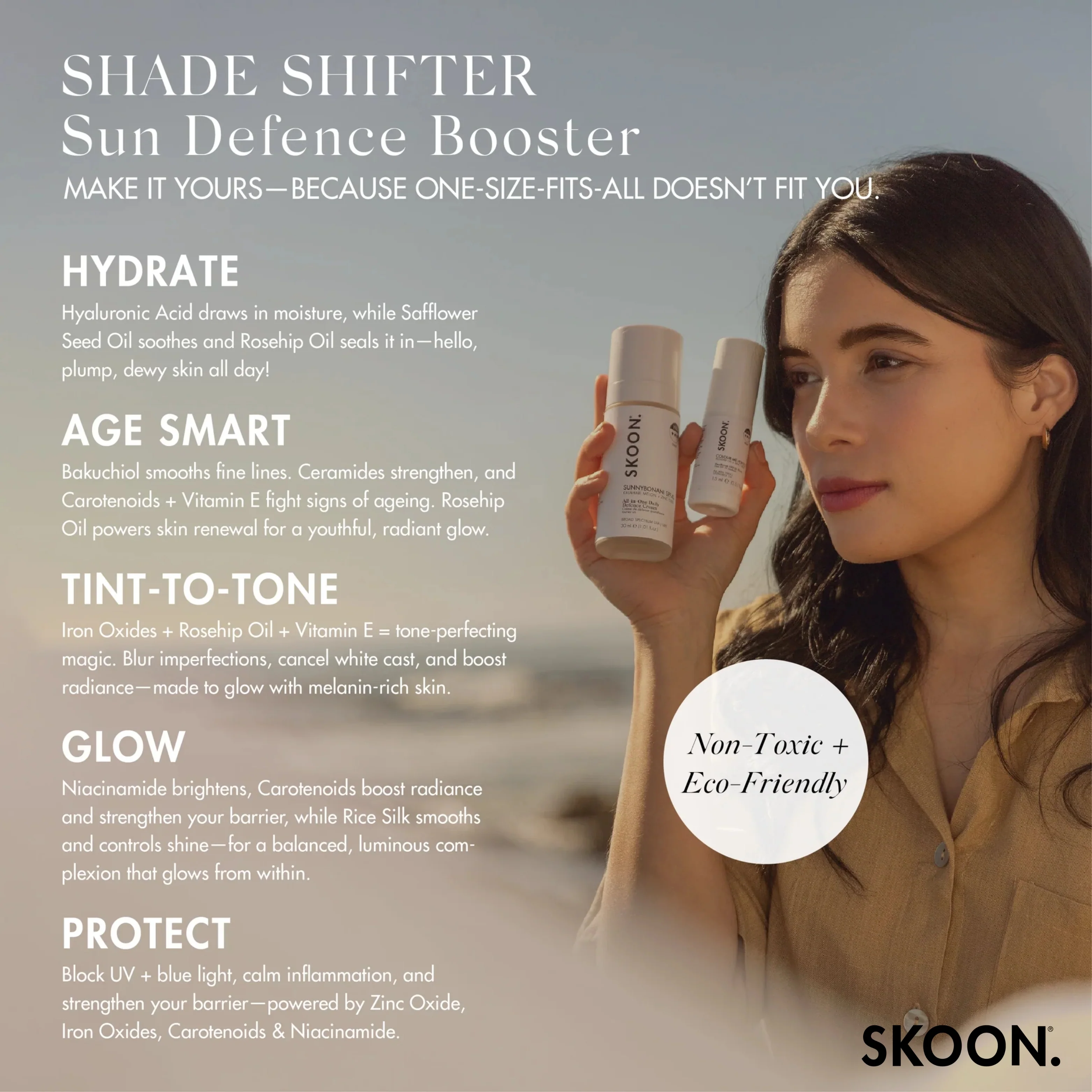 SKOON - Shade Shifter SPF40+ 30ml & SPF Booster 15ml - Image 4
