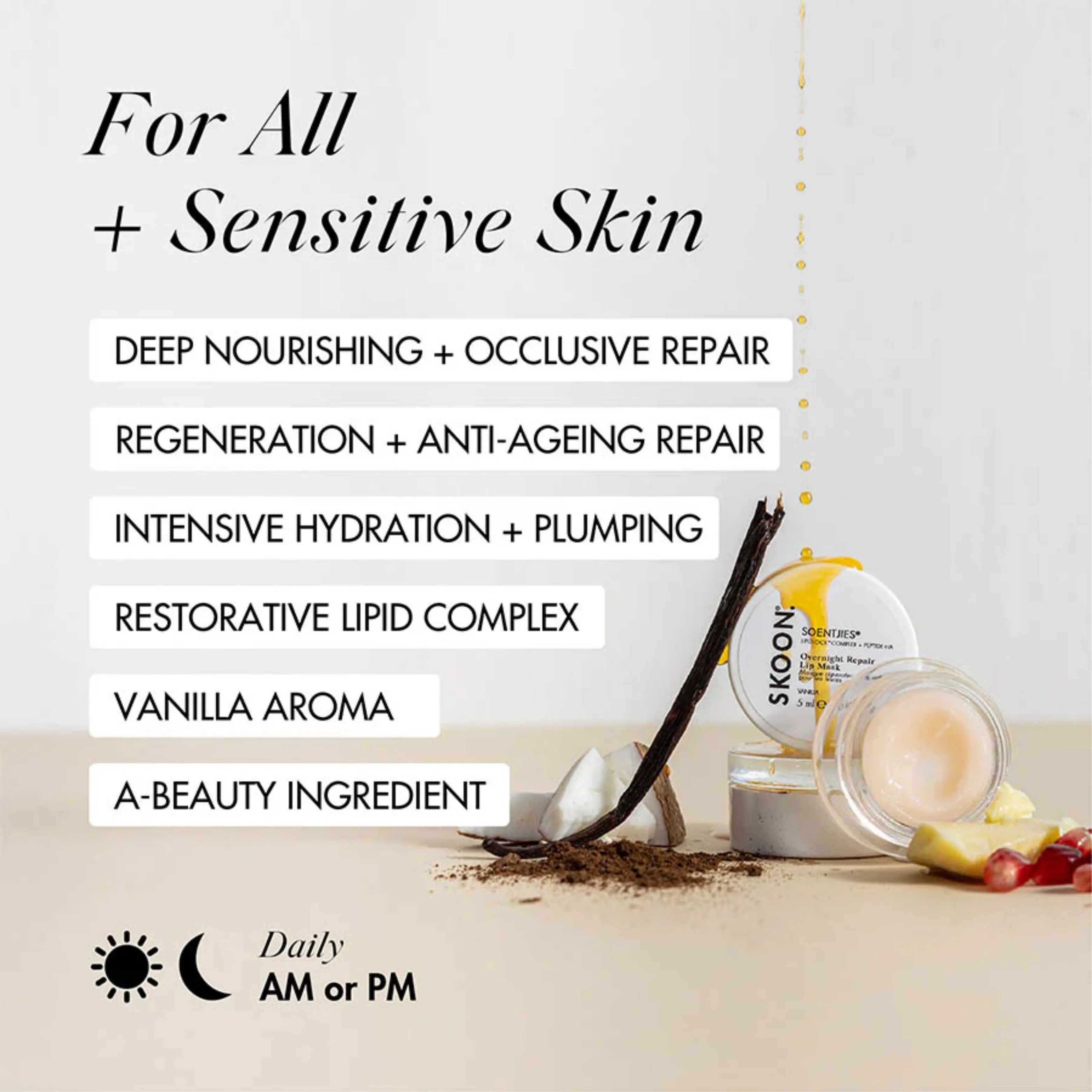SKOON - Soentjies Overnight Repair Lip Mask 5g - Image 2