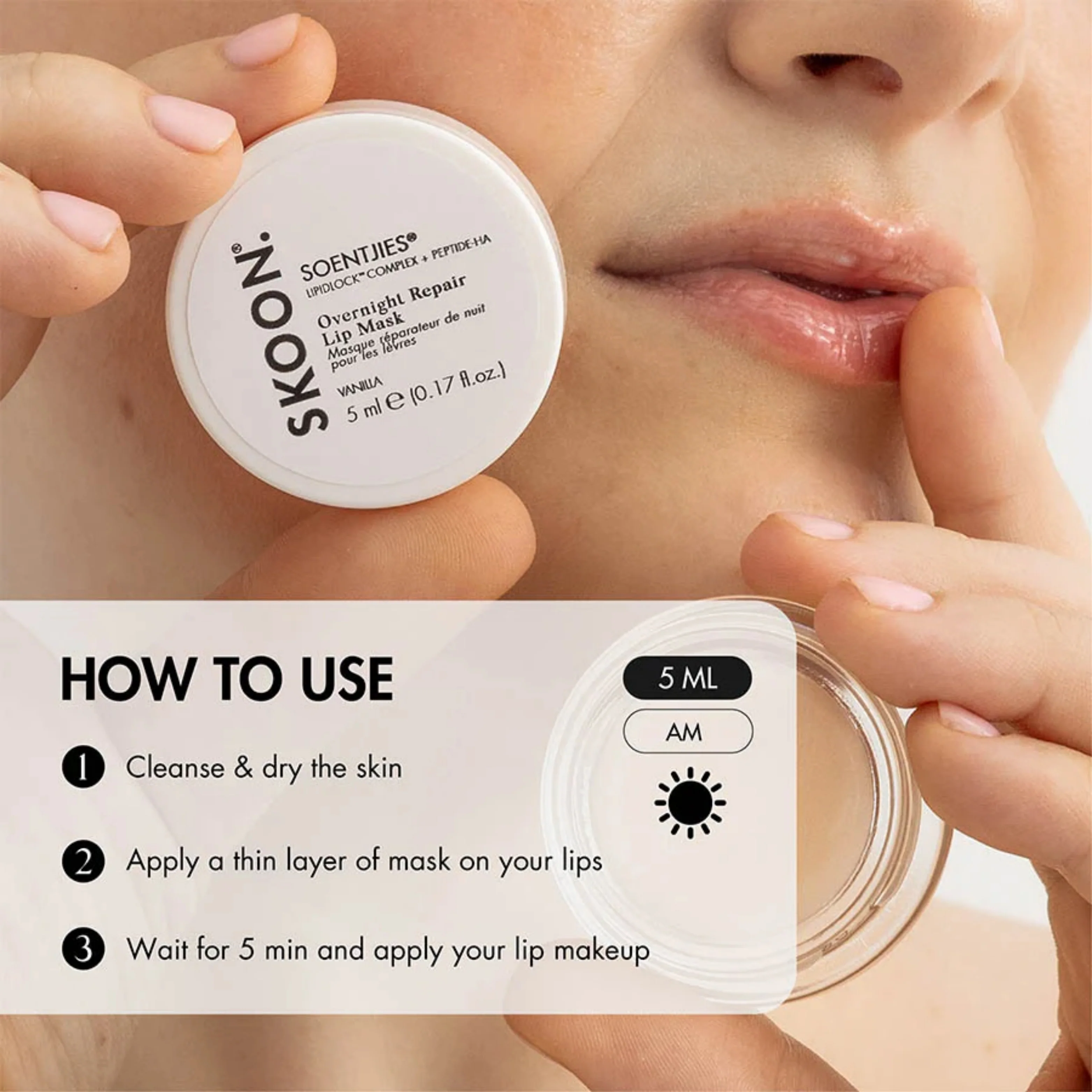 SKOON - Soentjies Overnight Repair Lip Mask 5g - Image 8