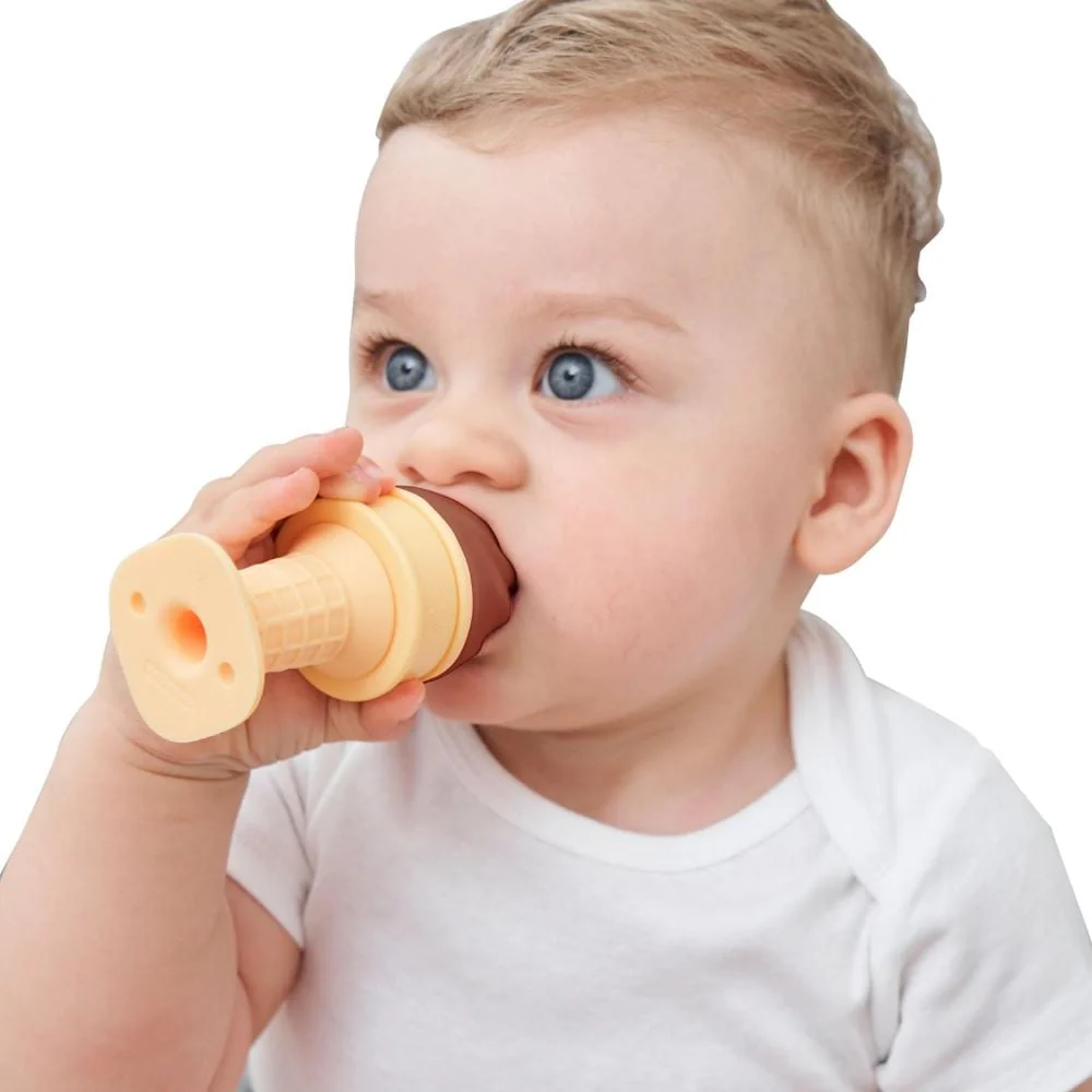 Smily Mia - Ice Cream Freezable Teether Choc - Image 4
