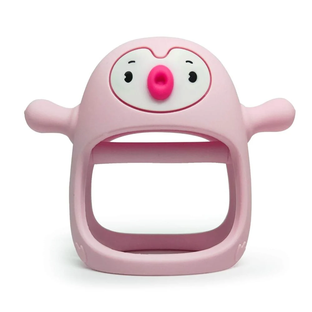 Smily Mia - Penguin Silicone Teether Blue