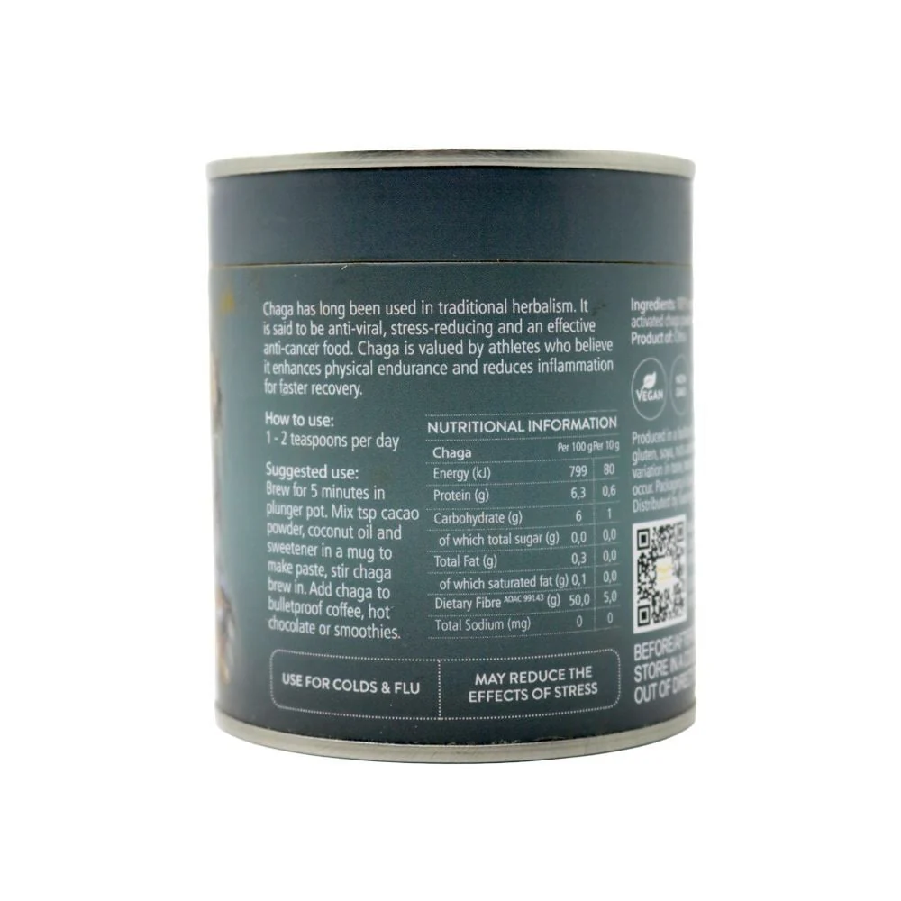 Soaring Free - Chaga Powder Organic 100g - Image 3