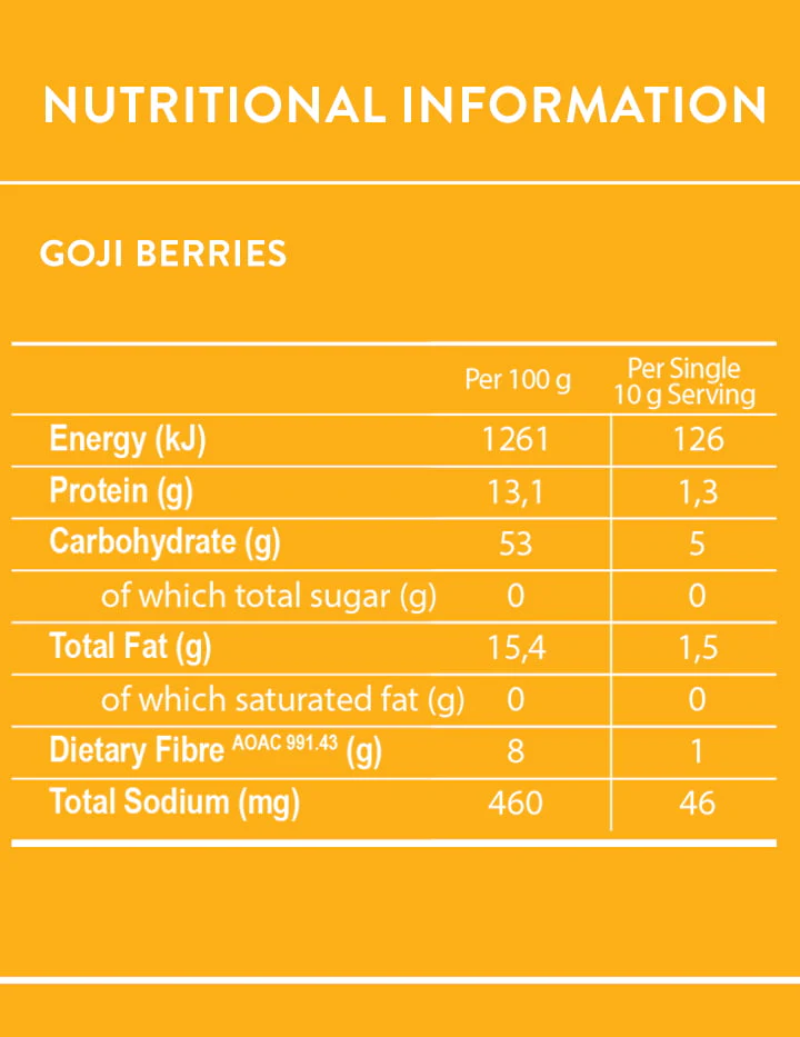 Soaring Free - Goji Berries Organic 200g - Image 2