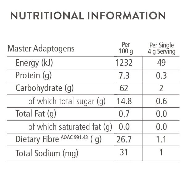Soaring Free - Master Adaptogens Powder 120g - Image 2