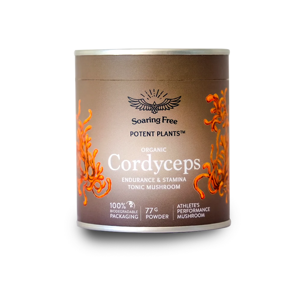 Soaring Free - Potent Plants Cordyceps Powder Organic 77g