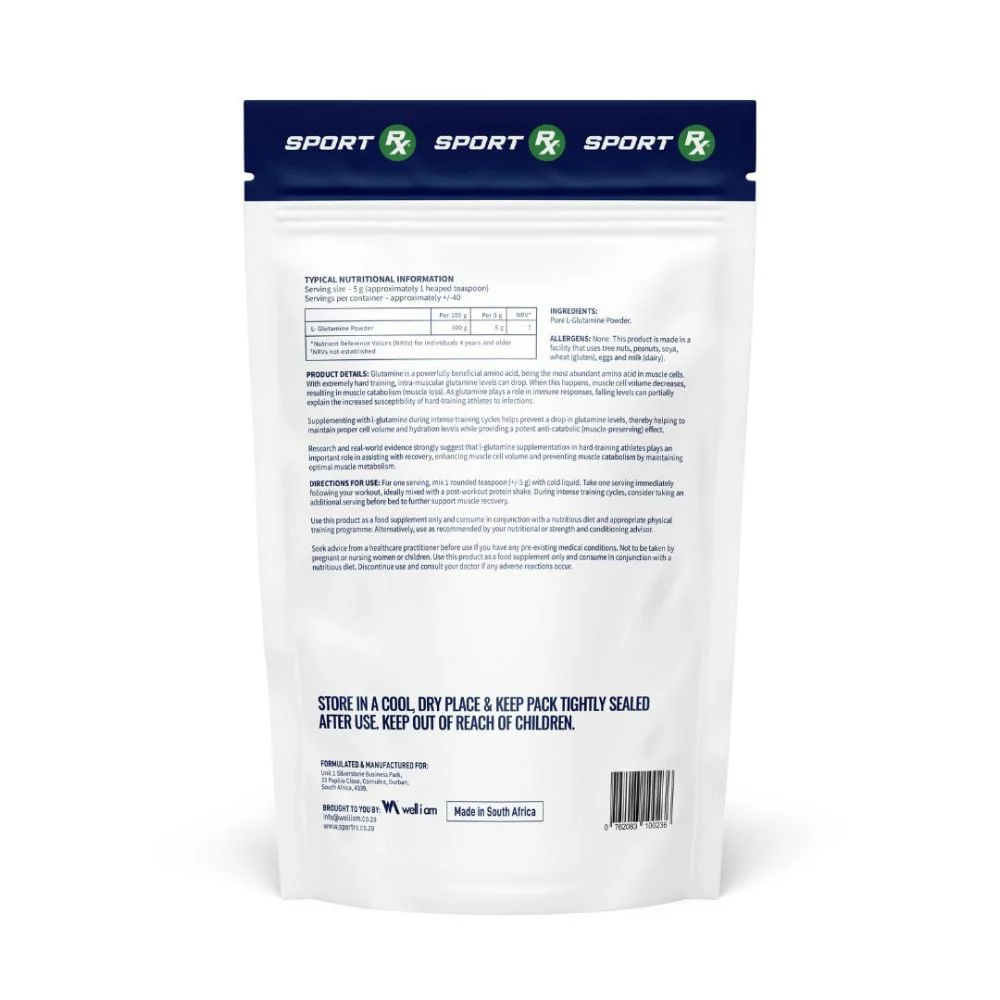 Sport Rx - 100% L-Glutamine 200g - Image 2