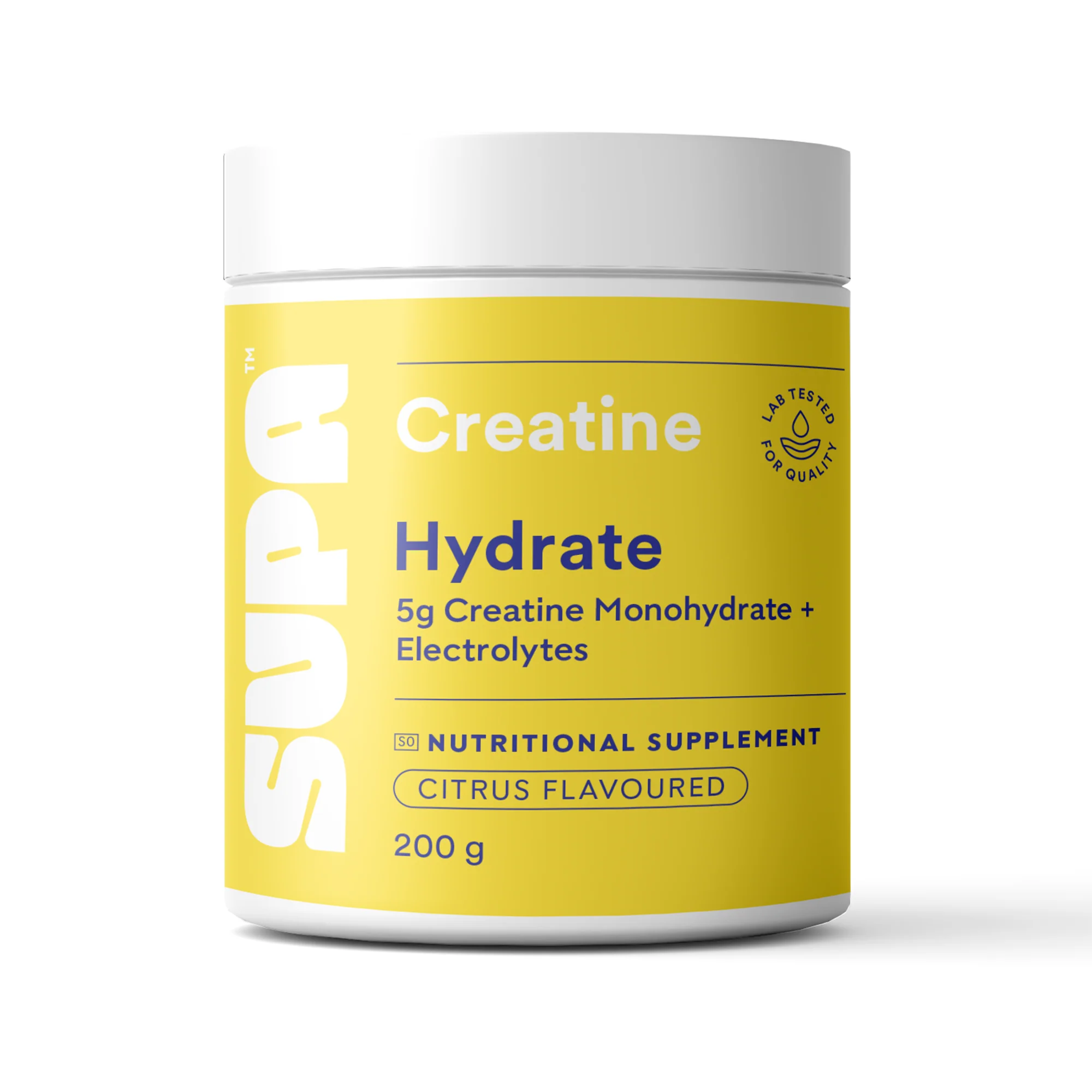 Supa - Creatine Hydrate Citrus Flavour 200g