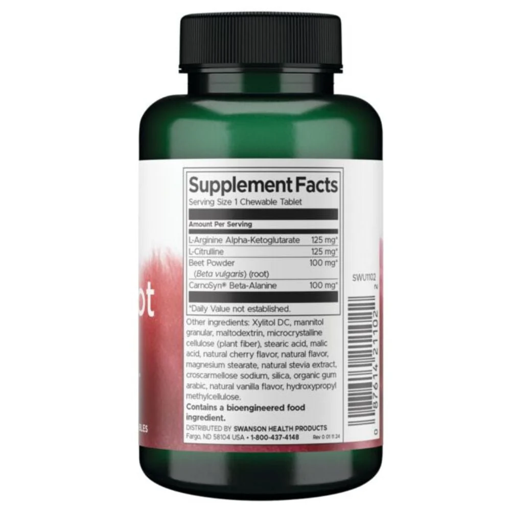 Swanson - Beet Root No+, Fast Acting 60s - Image 2