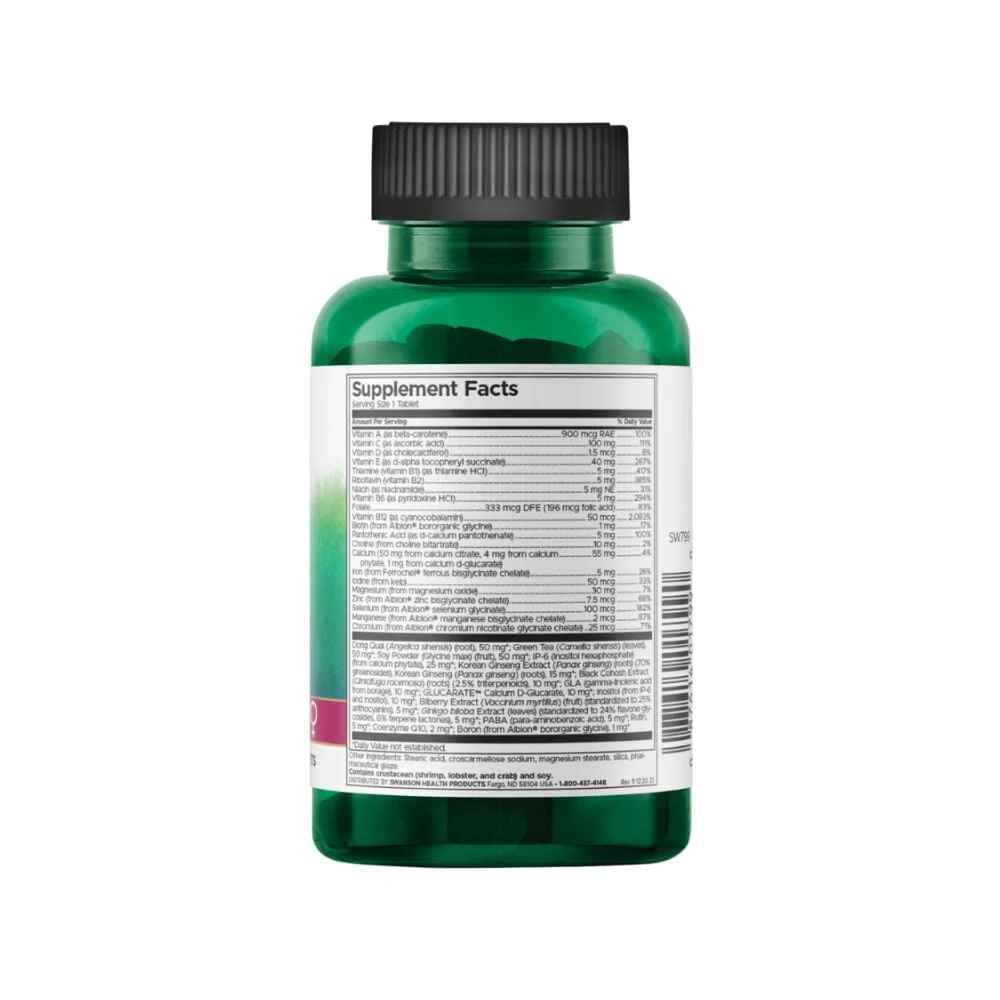 Swanson - Women's Multi +Hormone Support 90s - Image 2