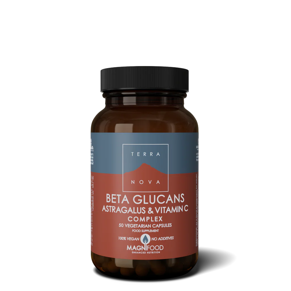 Terranova - Beta Glucans Astragalus & Vit C Complex 50s