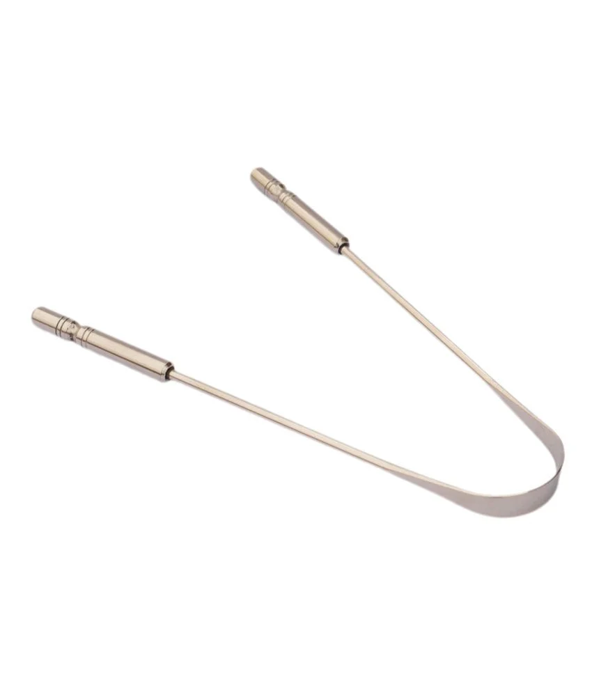 The Great Living Co - Ayurvedic Surgical Grade Stainless Steel Tongue Cleaner - Image 2