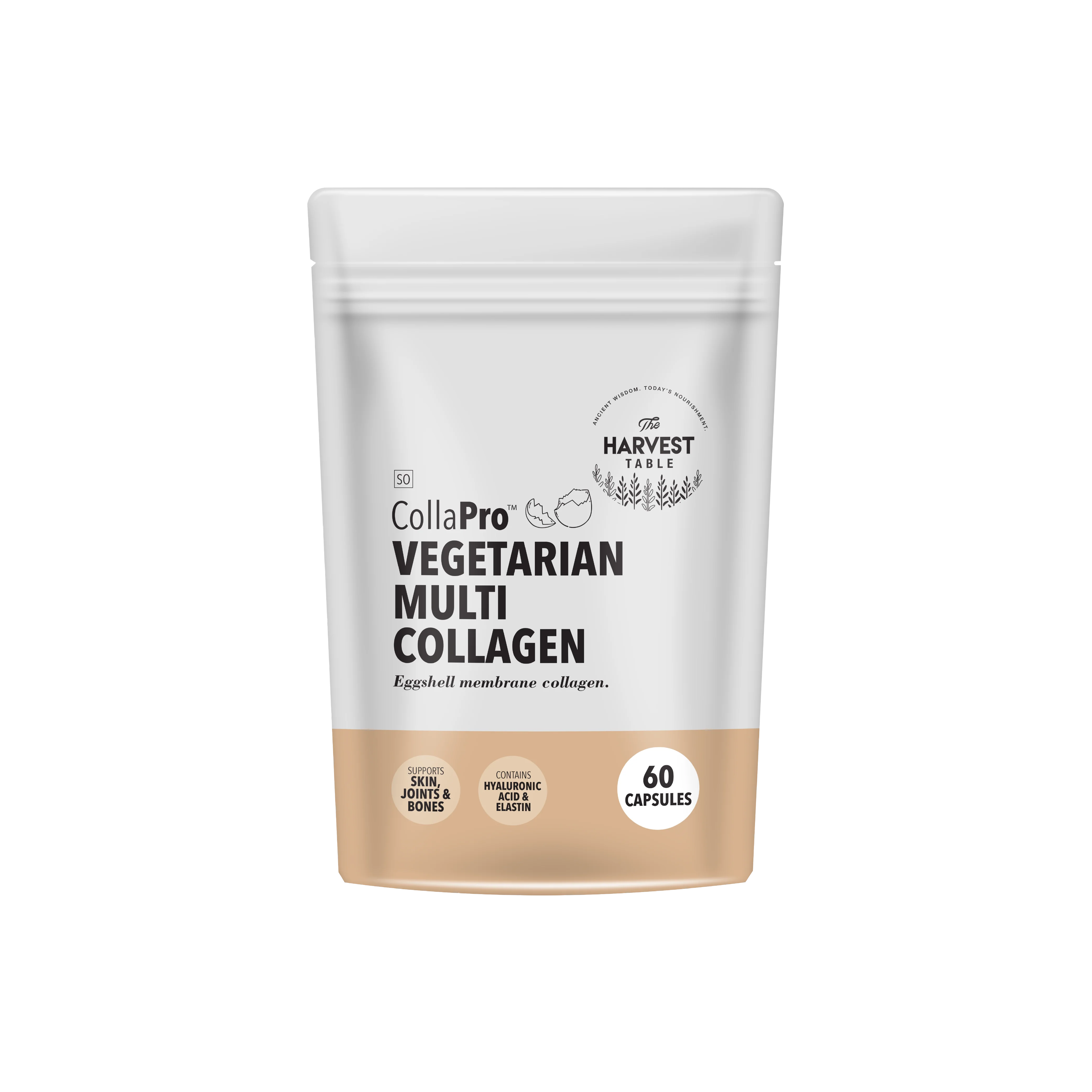 The Harvest Table - CollaPro Vegetarian Multi Collagen Capsules 60 Pouch