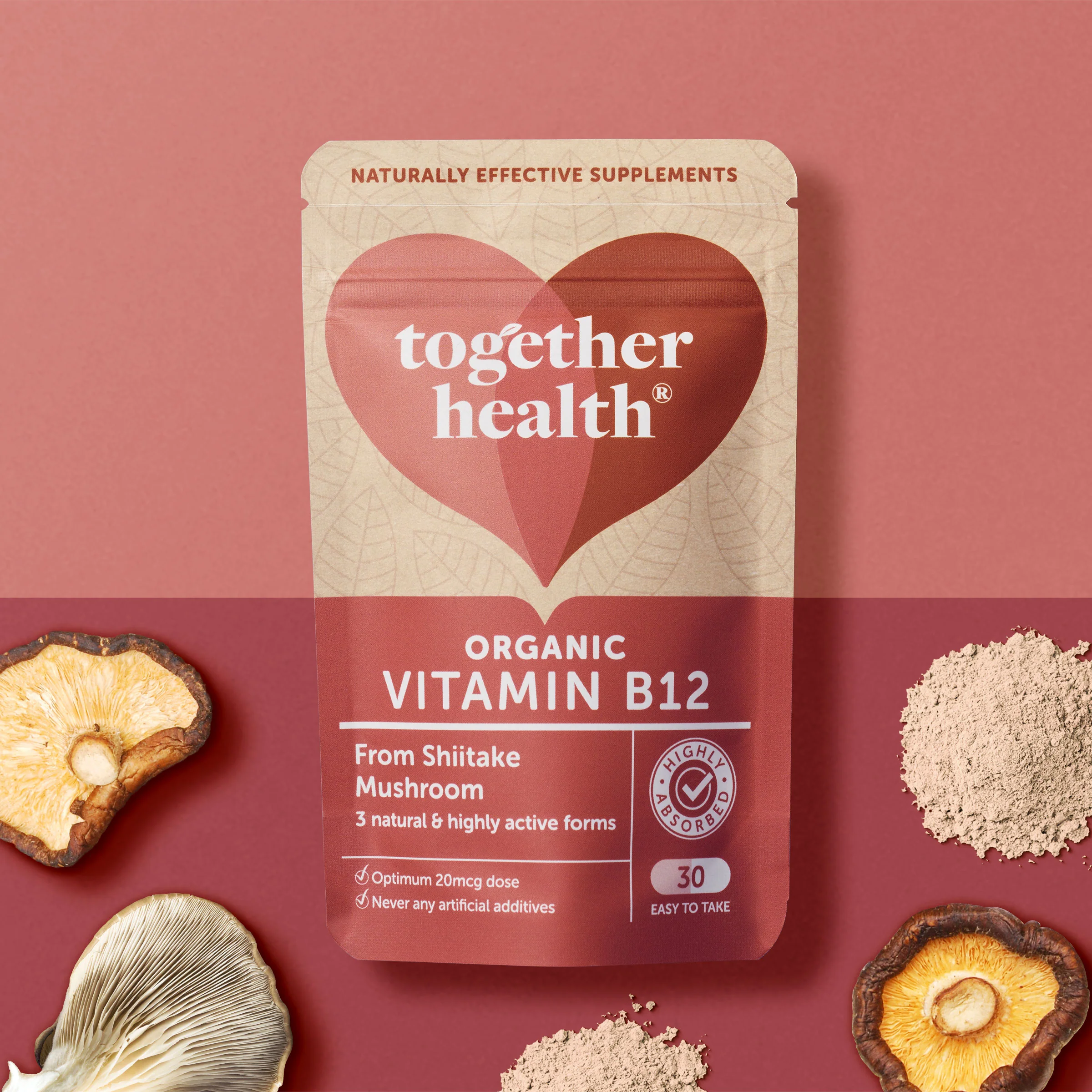 Together Health - Wholefood Organic Vitamin B12 30s