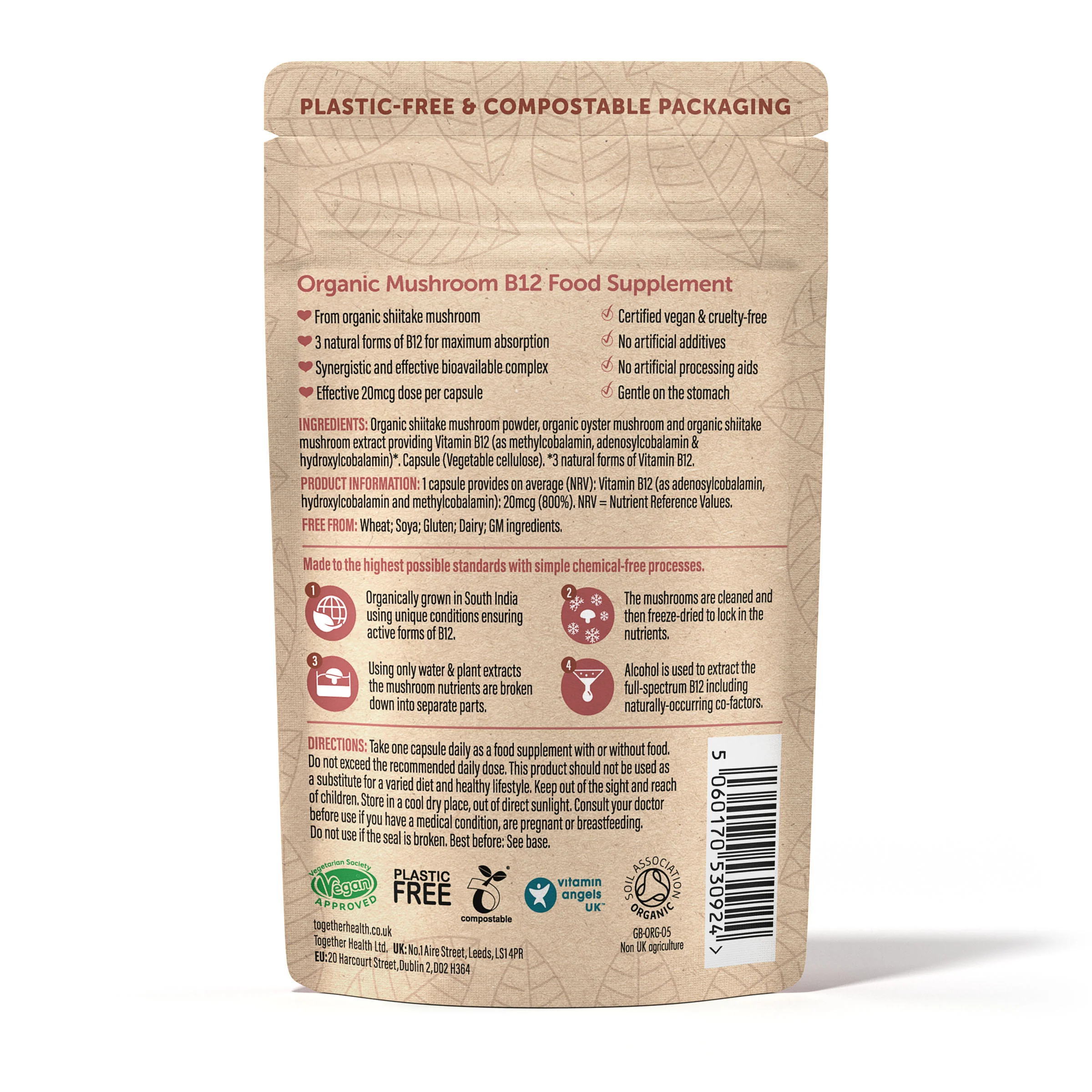Together Health - Wholefood Organic Vitamin B12 30s - Image 3
