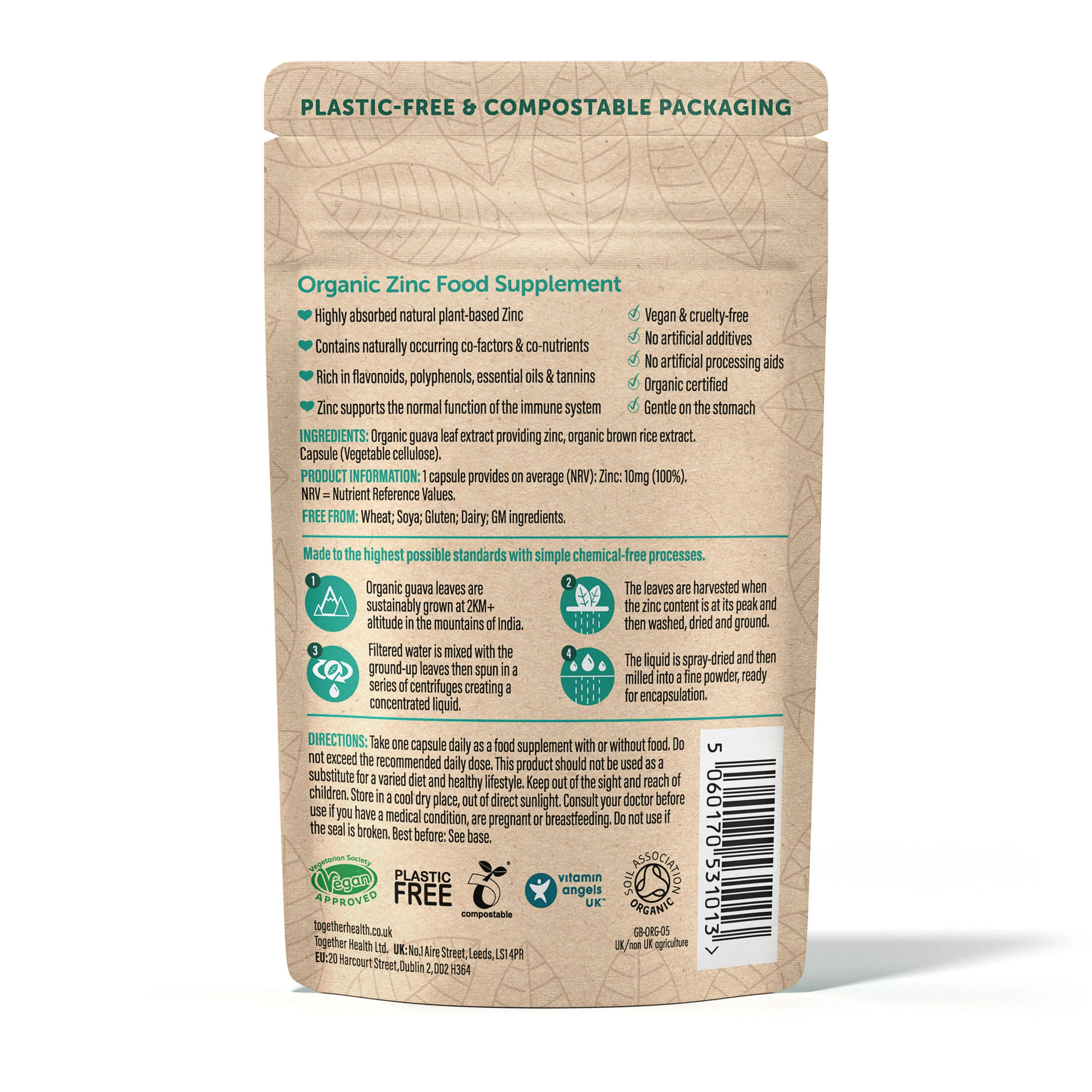 Together Health - Wholefood Organic Zinc 30s - Image 3