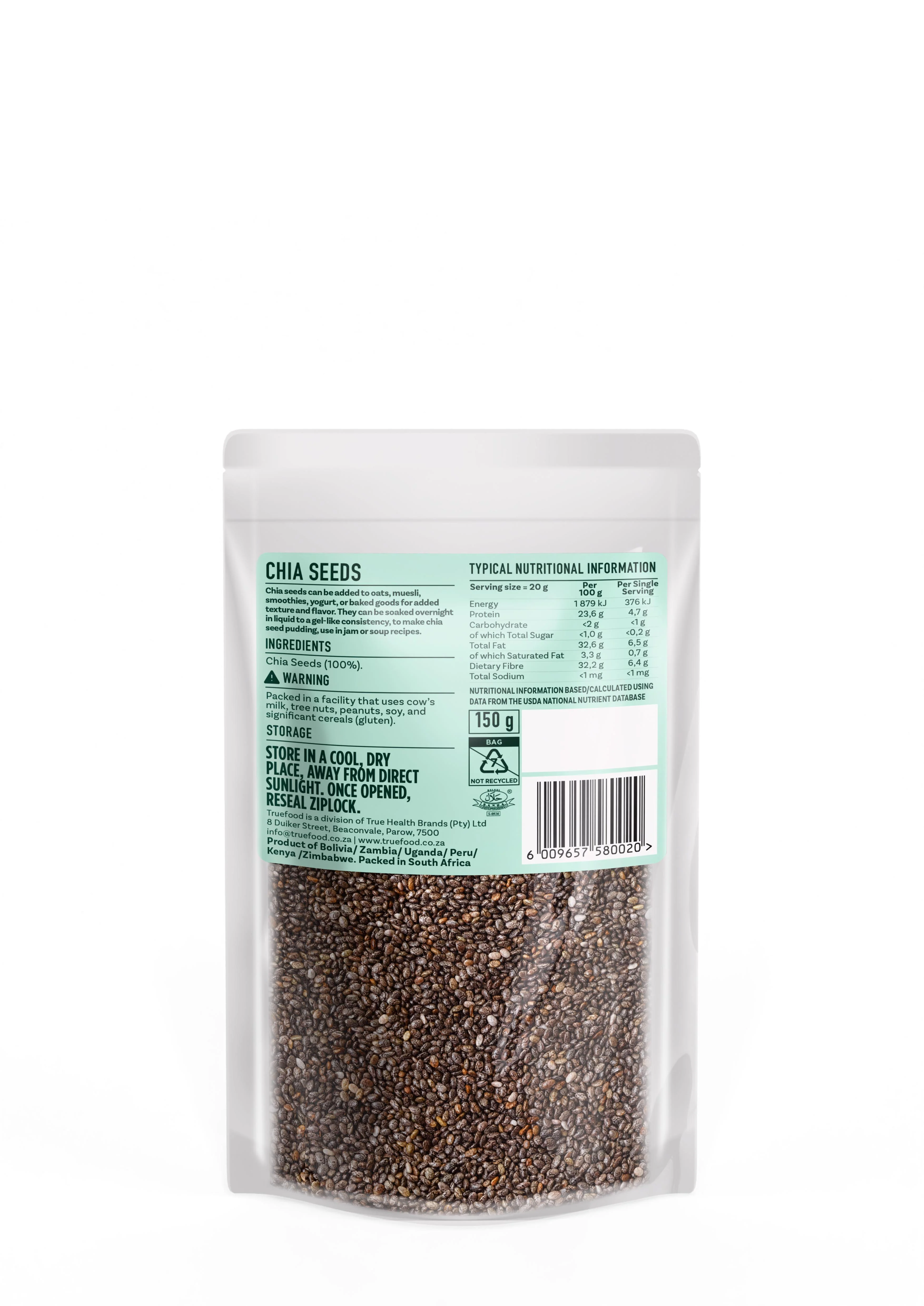 Truefood - Chia Seeds 150g - Image 2