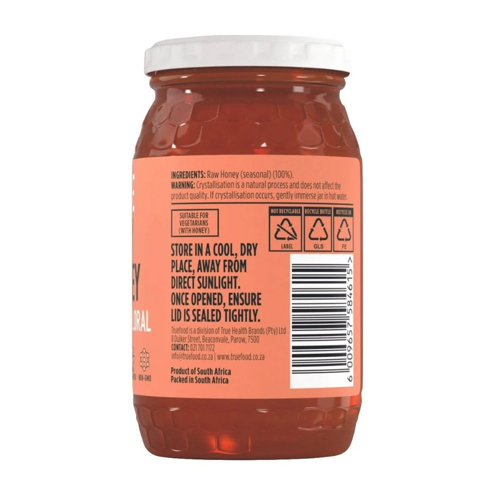 Truefood Raw Honey Multi Floral 500g - Image 2
