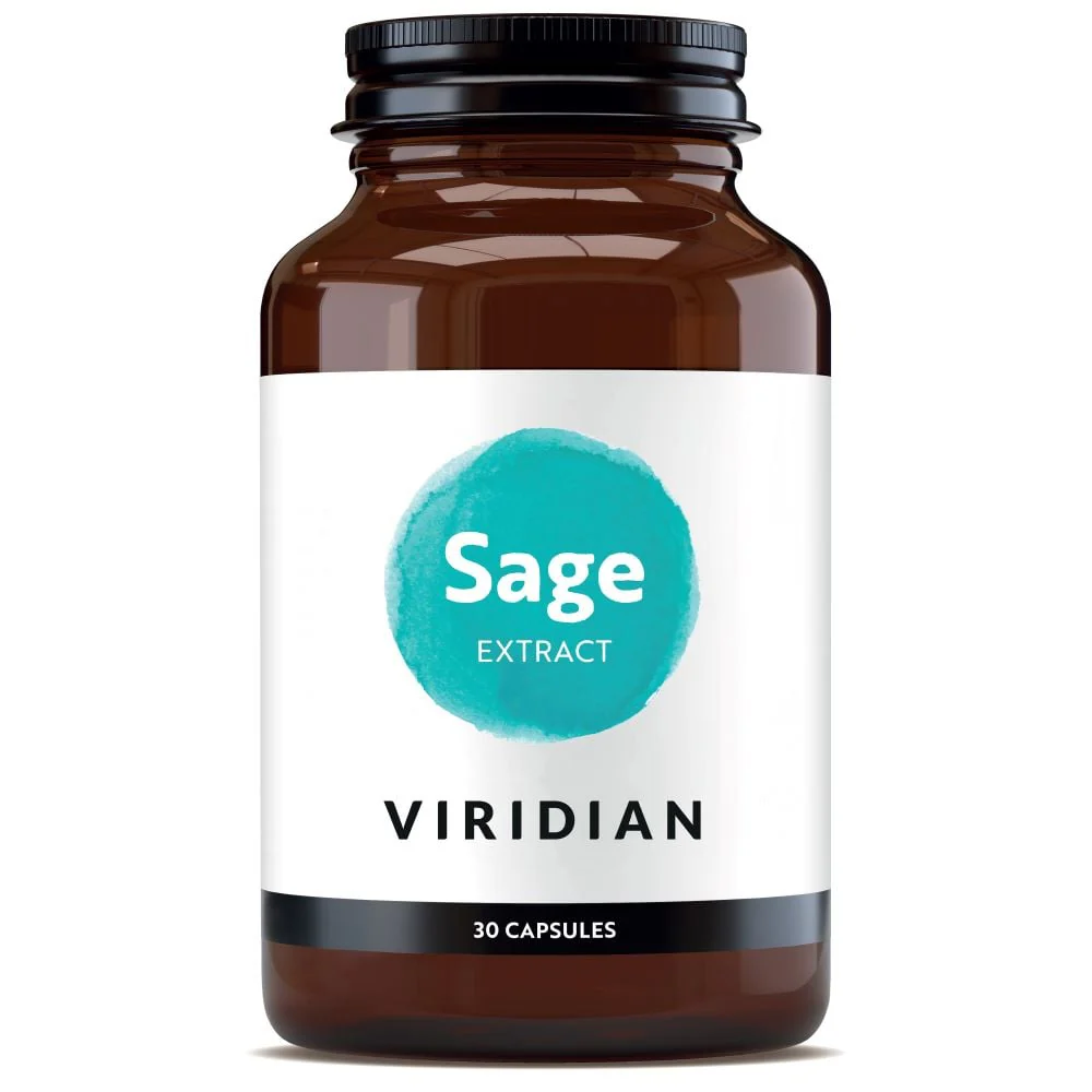 Viridian - Sage Leaf Extract 600mg 30s