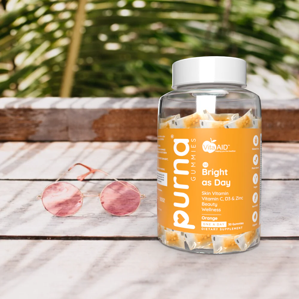 Vita-Aid - PURNA Bright As Day Vit C D3 & Zinc Orange 30s - Image 4