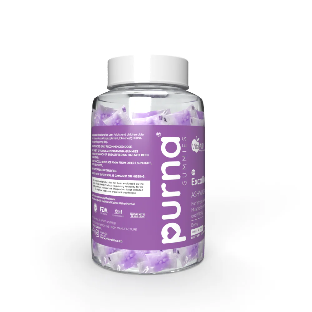 Vita-Aid - PURNA Excalibur Ashwagandha Berry 30s - Image 2