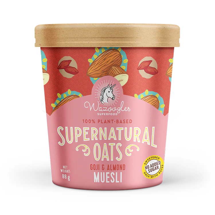 Wazoogles - Muesli Oat Pot Goji & Almond 88g