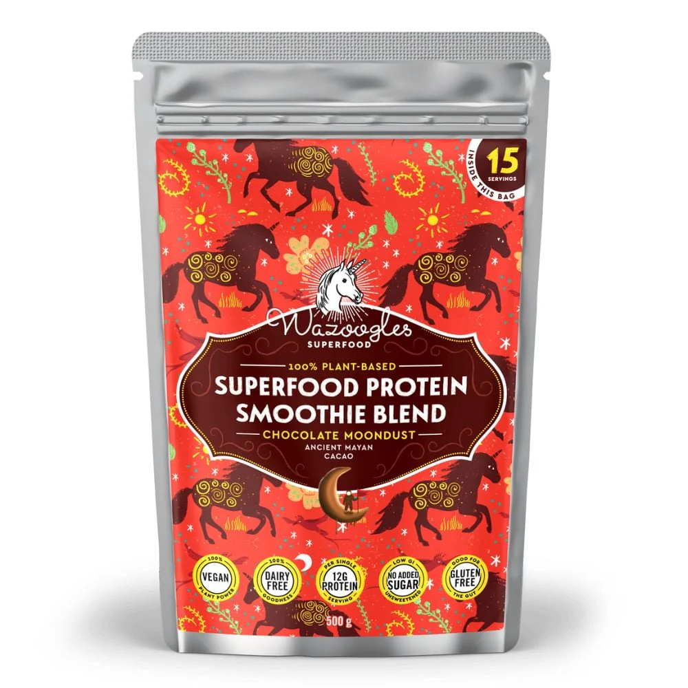 Wazoogles - Superfood Protein Blend Chocolate Moondust 1kg - Image 4